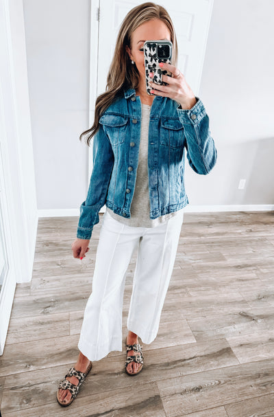Coastal White Trouser Pants