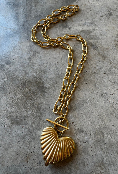 Shell Heart Necklace