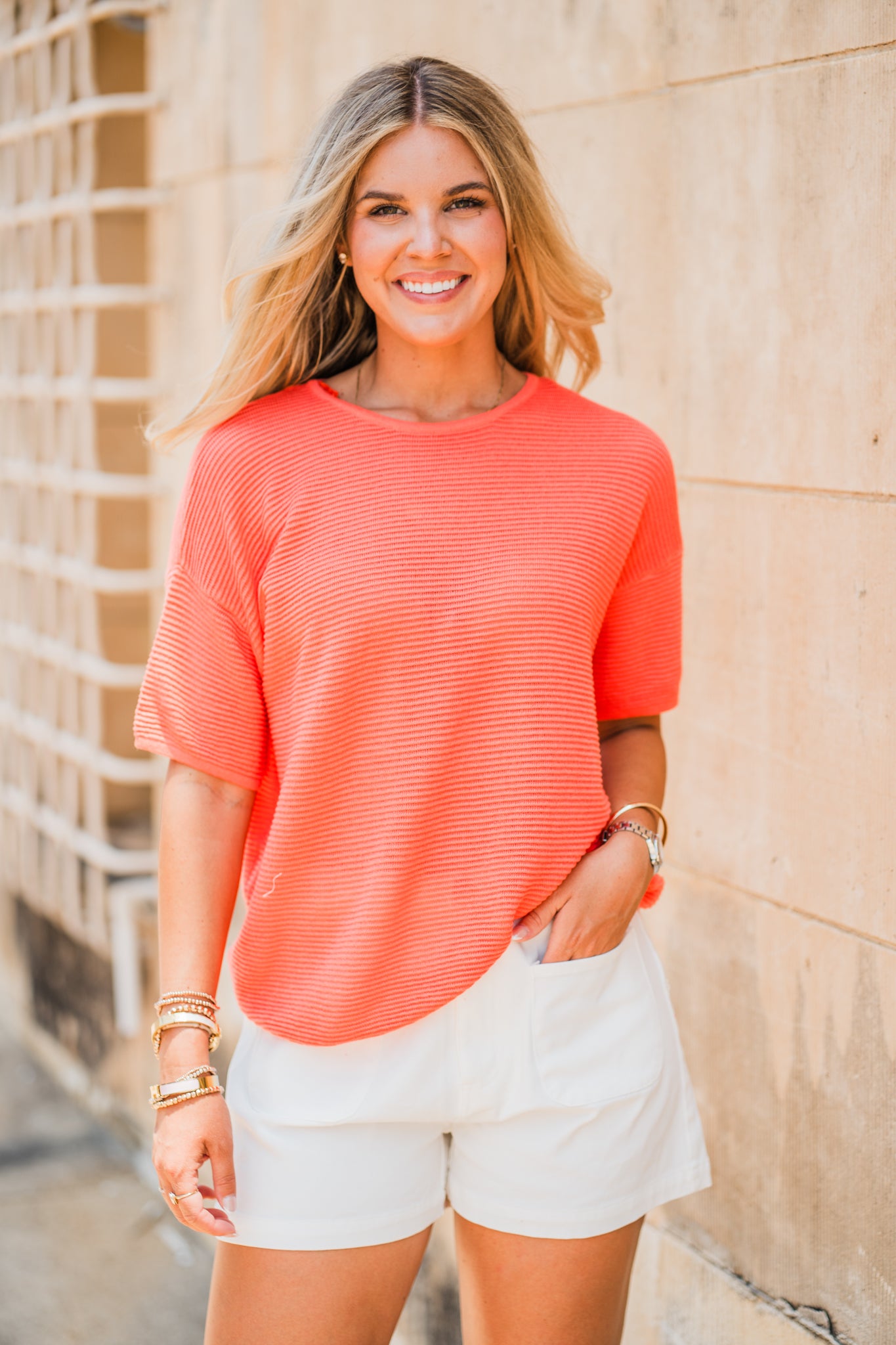 Guava Punch Short Sleeve Top