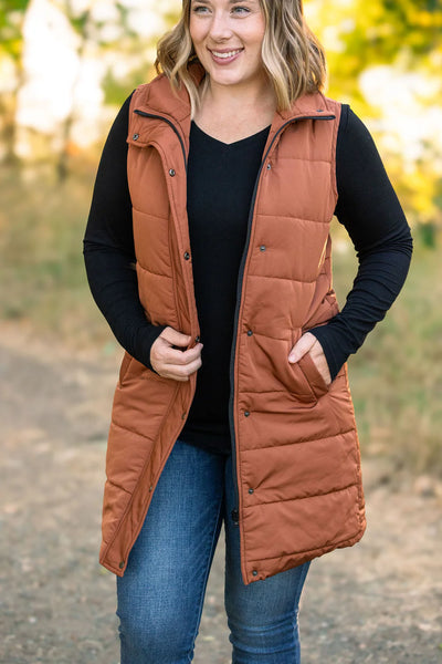 Harlow Vest- Cinnamon