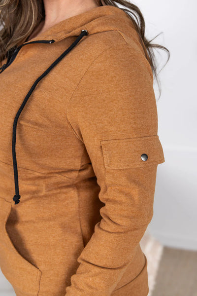 Pixie Hoodie- Camel 8.1