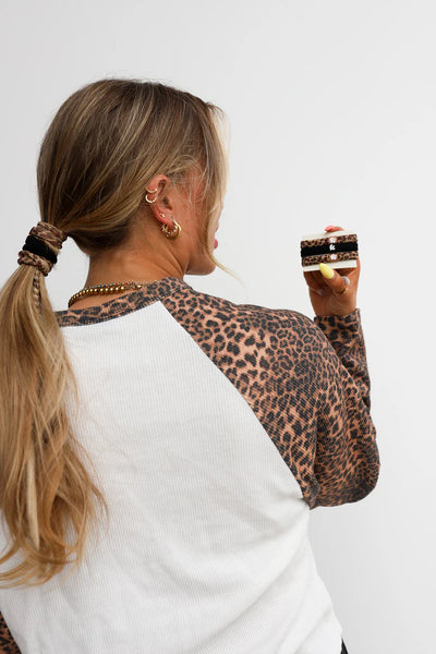 Skinny High Intensi’ties’- Black + Cheetah
