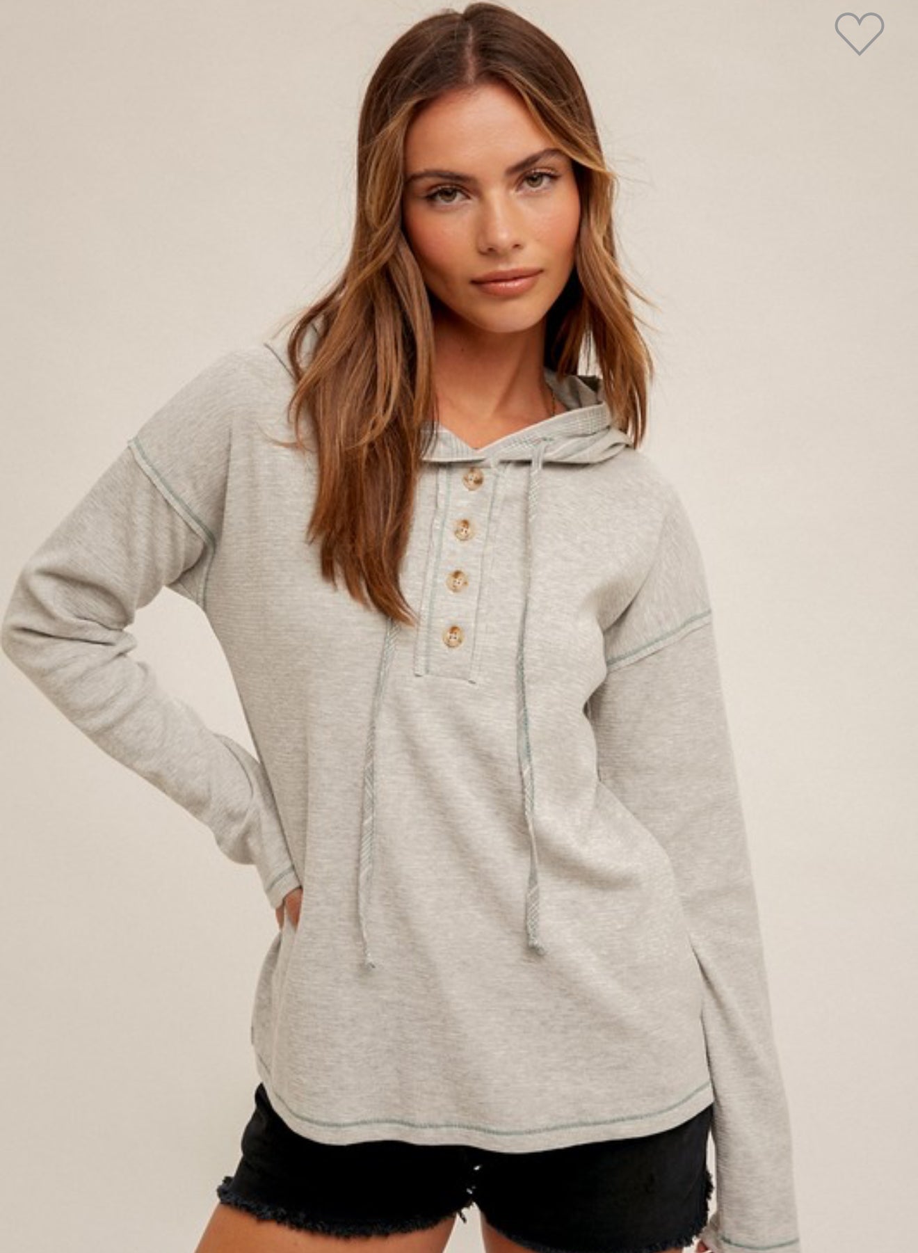 Aspen Trail Henley Hoodie