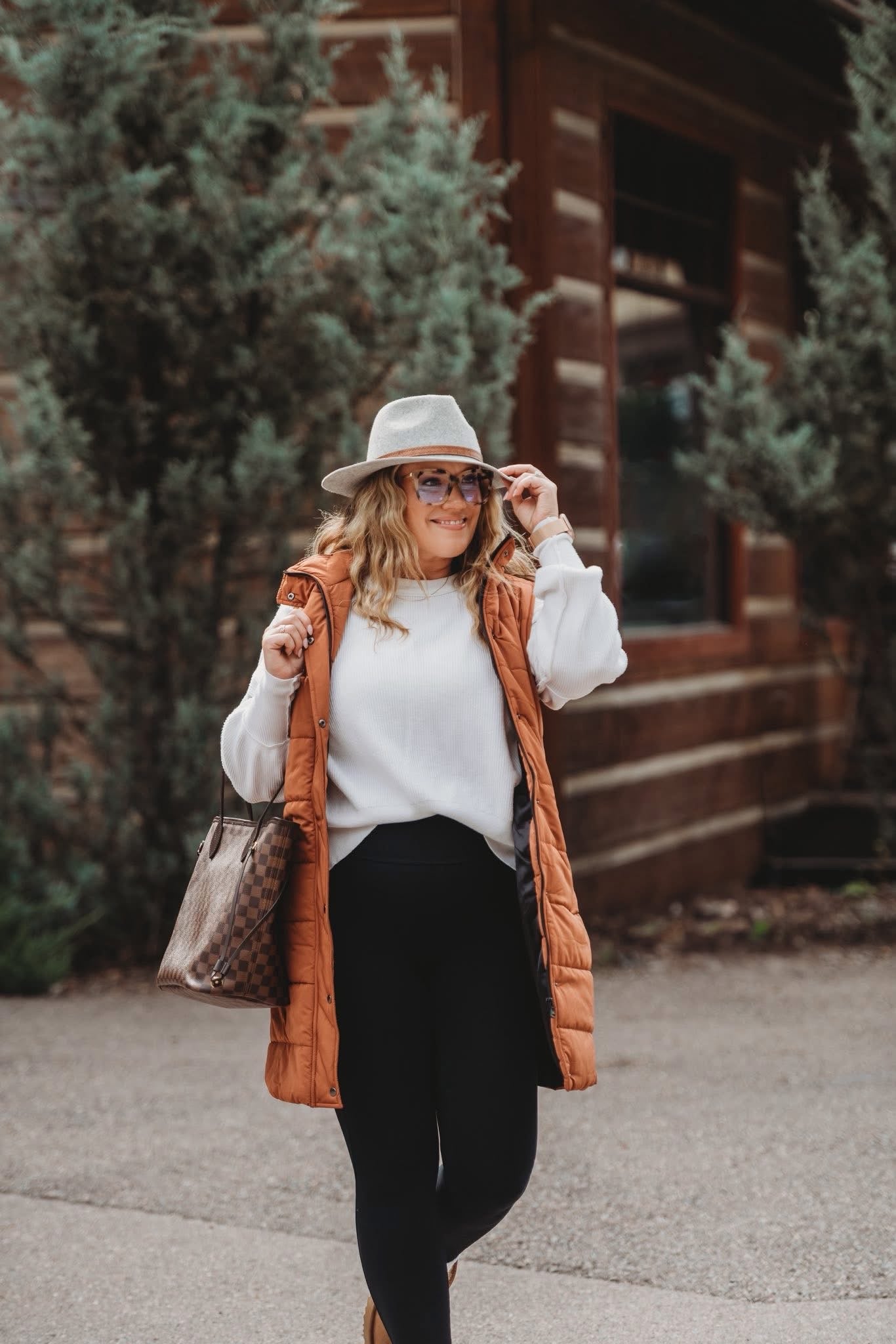 Harlow Vest- Cinnamon