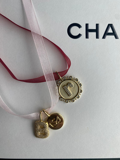 Ribbon Necklace in Oxblood