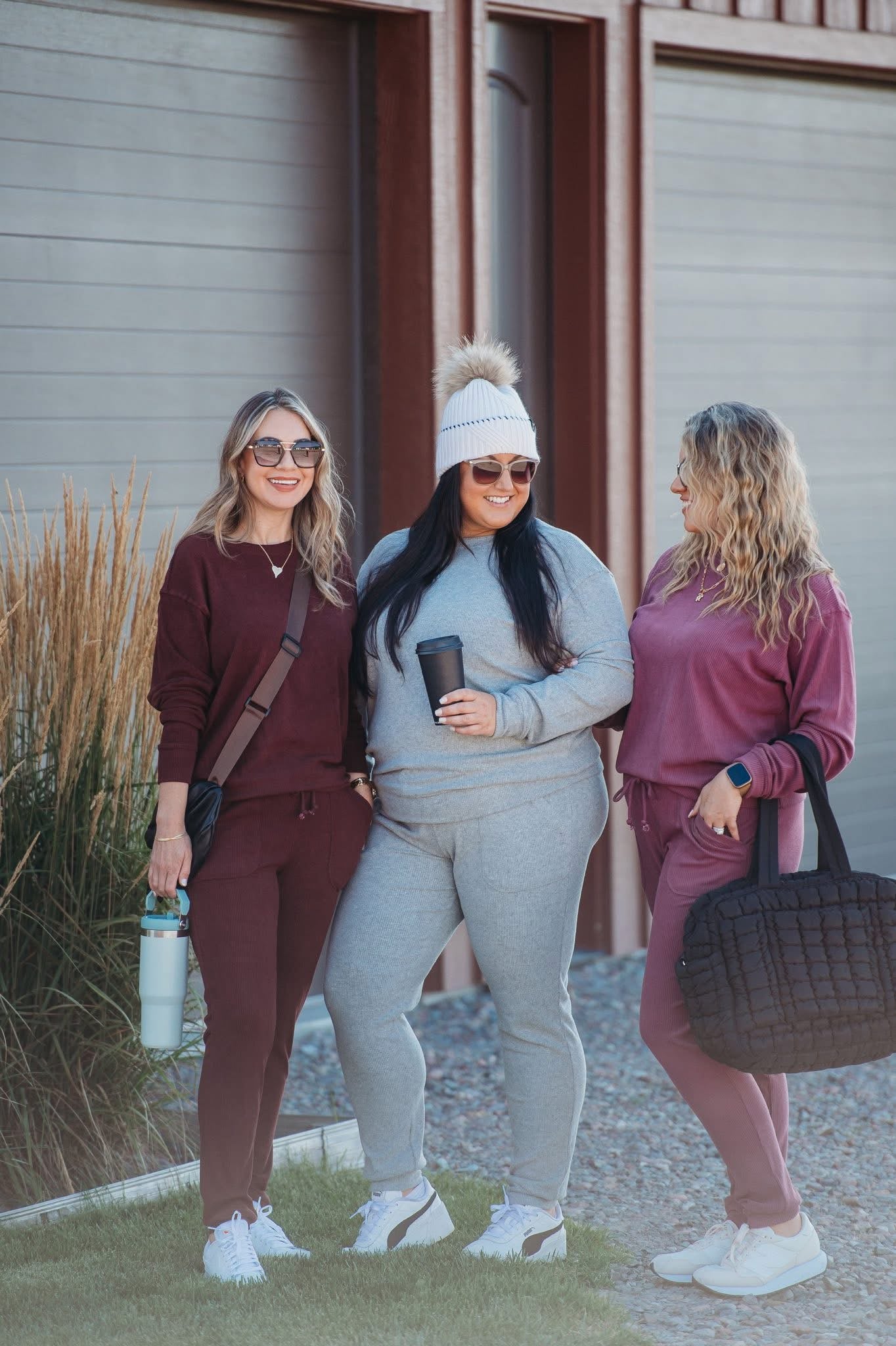 IN STOCK Corrine Joggers - Burgundy