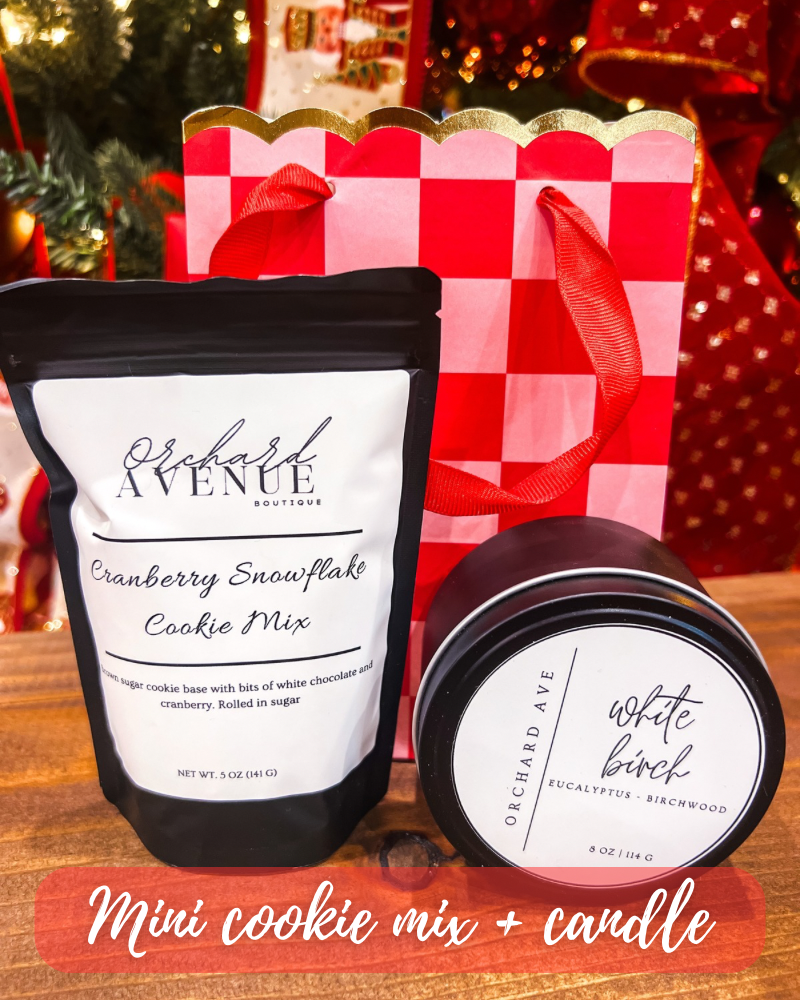 Mini Cookie Mix + Candle Bundle