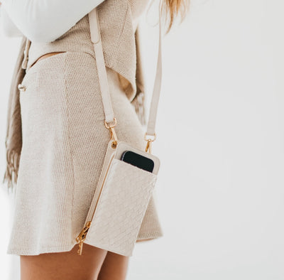 Woven Double Duty Phone Bag 8.28