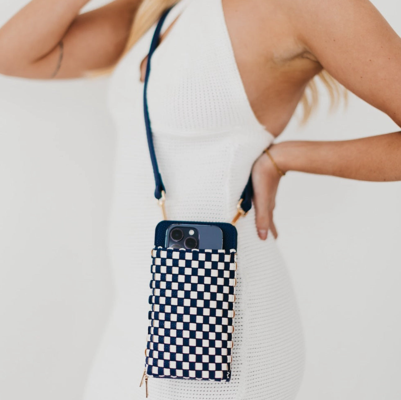 Woven Double Duty Phone Bag 8.28