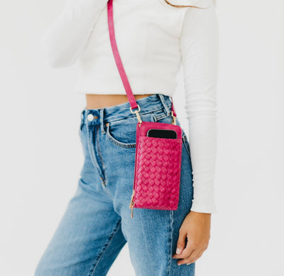 Woven Double Duty Phone Bag 8.28