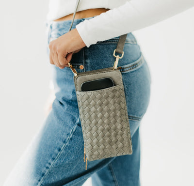 Woven Double Duty Phone Bag 8.28