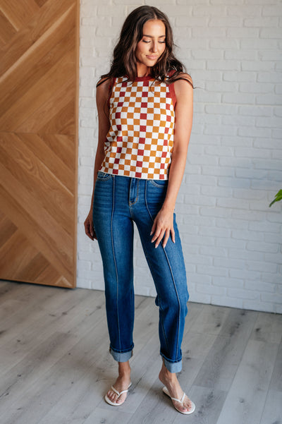 Keeping Score Checkered Tank