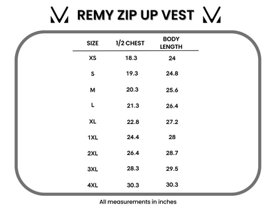 IN STOCK Remy Zip Up Vest - Heathered Burgundy