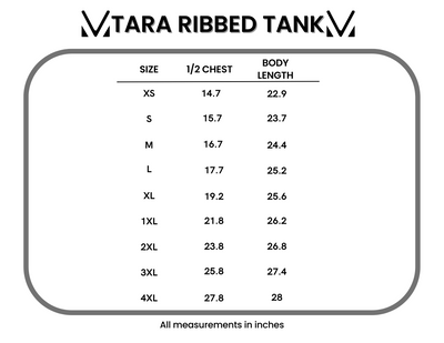 IN STOCK Tara Ribbed Tank - Royal Blue