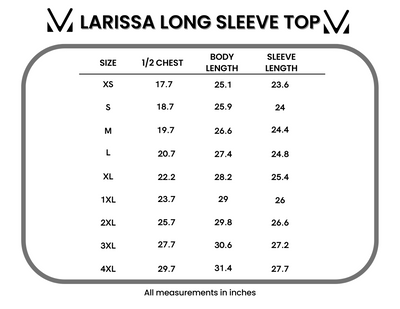 IN STOCK Larissa Long Sleeve - Forest Green
