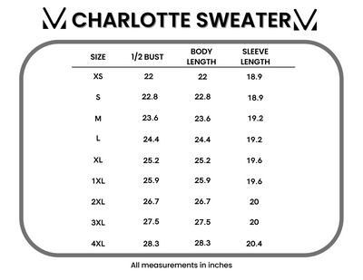 IN STOCK Charlotte Sweater - Black and Cream