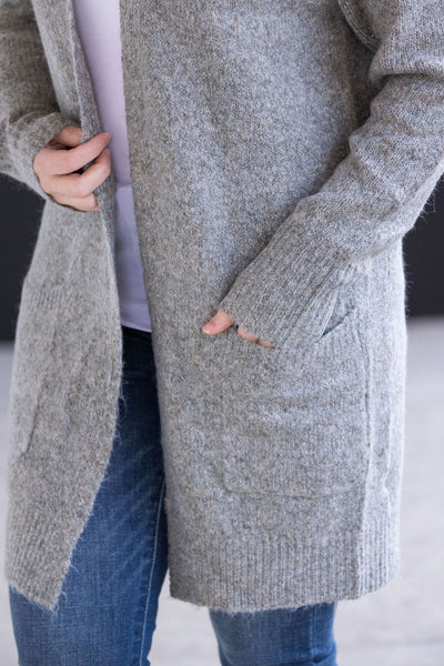 IN STOCK Madison Cozy Cardigan - Stormy Clouds