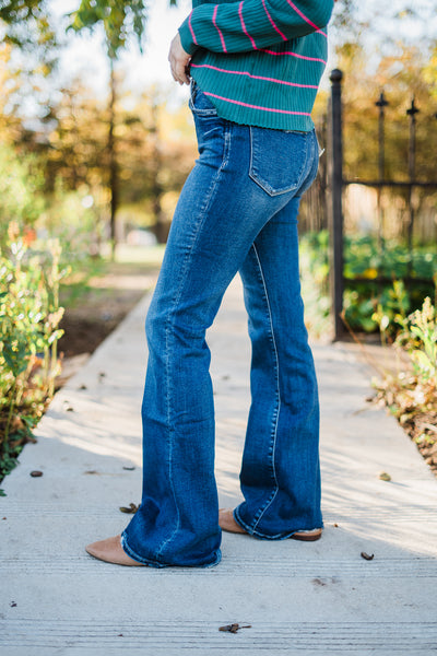 High Rise Flare Jeans