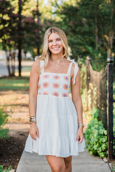 Cream Desert Dandelion Dress