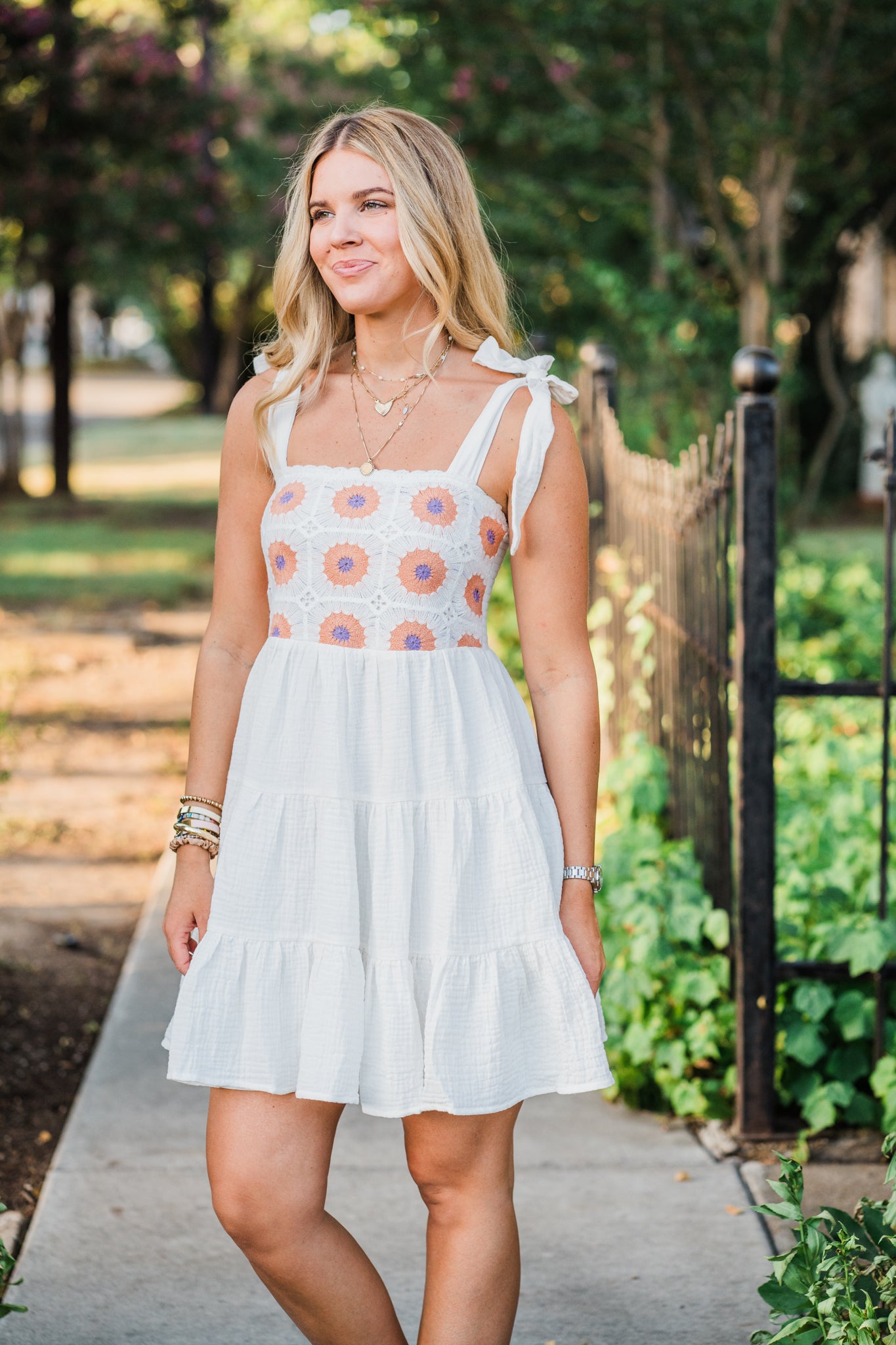 Cream Desert Dandelion Dress