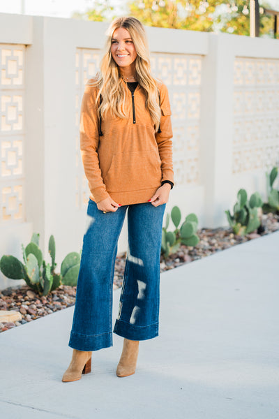 Pixie Hoodie- Camel