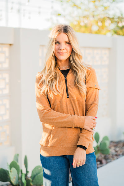 Pixie Hoodie- Camel