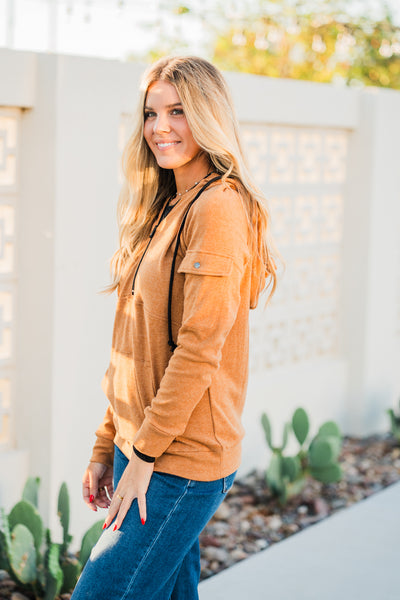 Pixie Hoodie- Camel