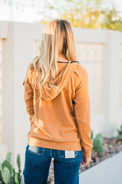 Pixie Hoodie- Camel