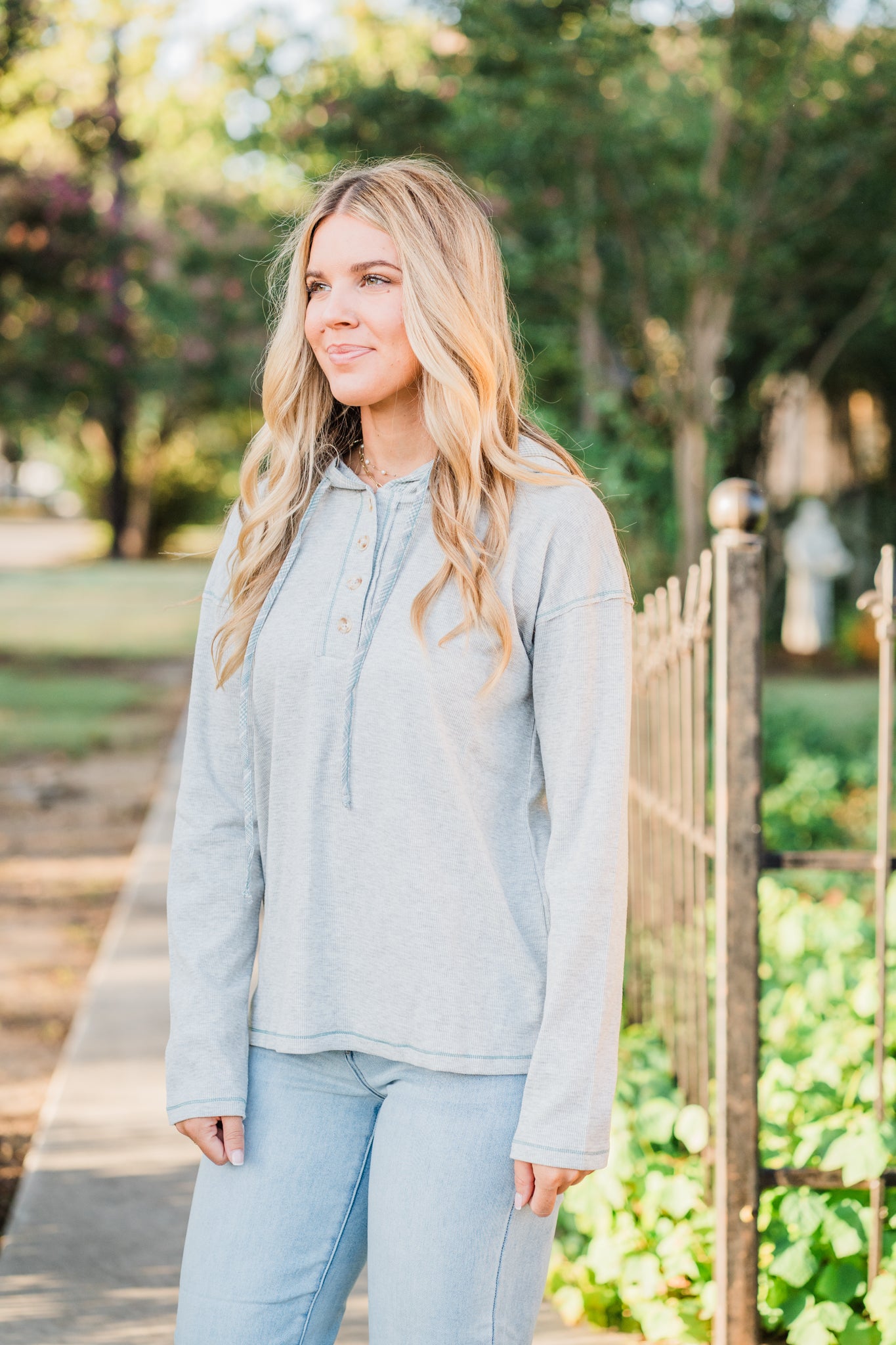 Aspen Trail Henley Hoodie