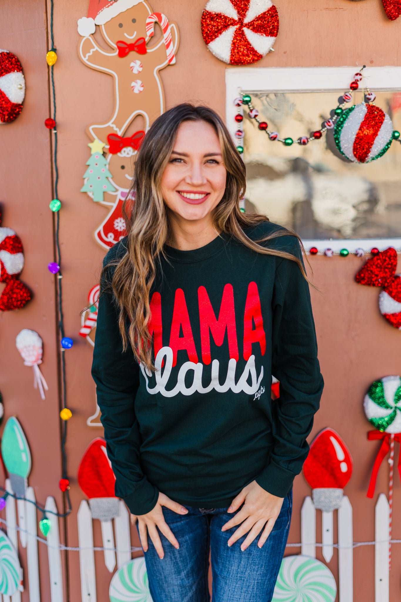 Mama Claus Long Sleeve Shirt