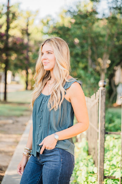 Slate River Tank Blouse