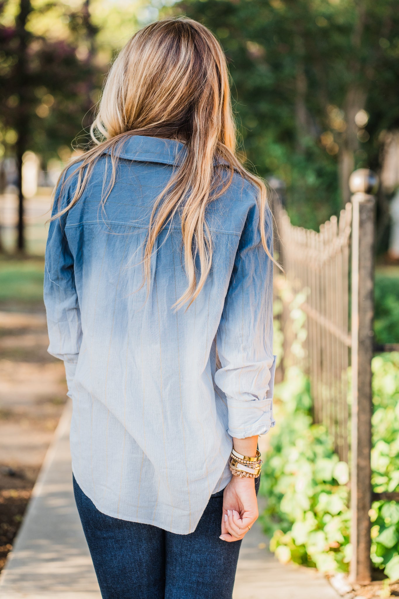 Blue Haze Button Up Shirt