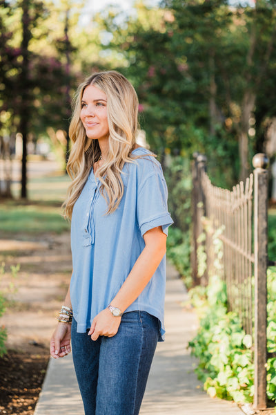 Bluebird Henley Tee