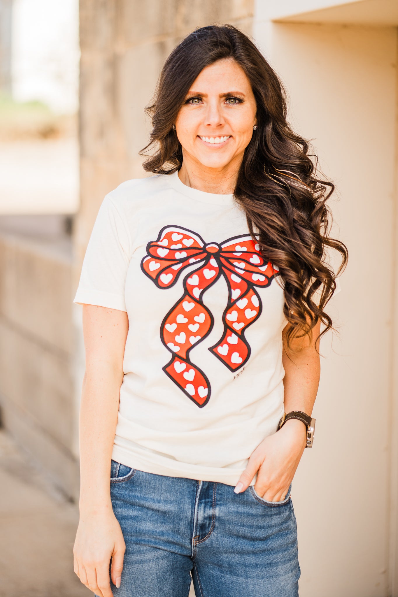 Big Heart Bow T-Shirt