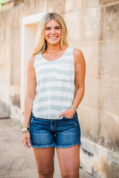 Dark Wash High Rise Shorts