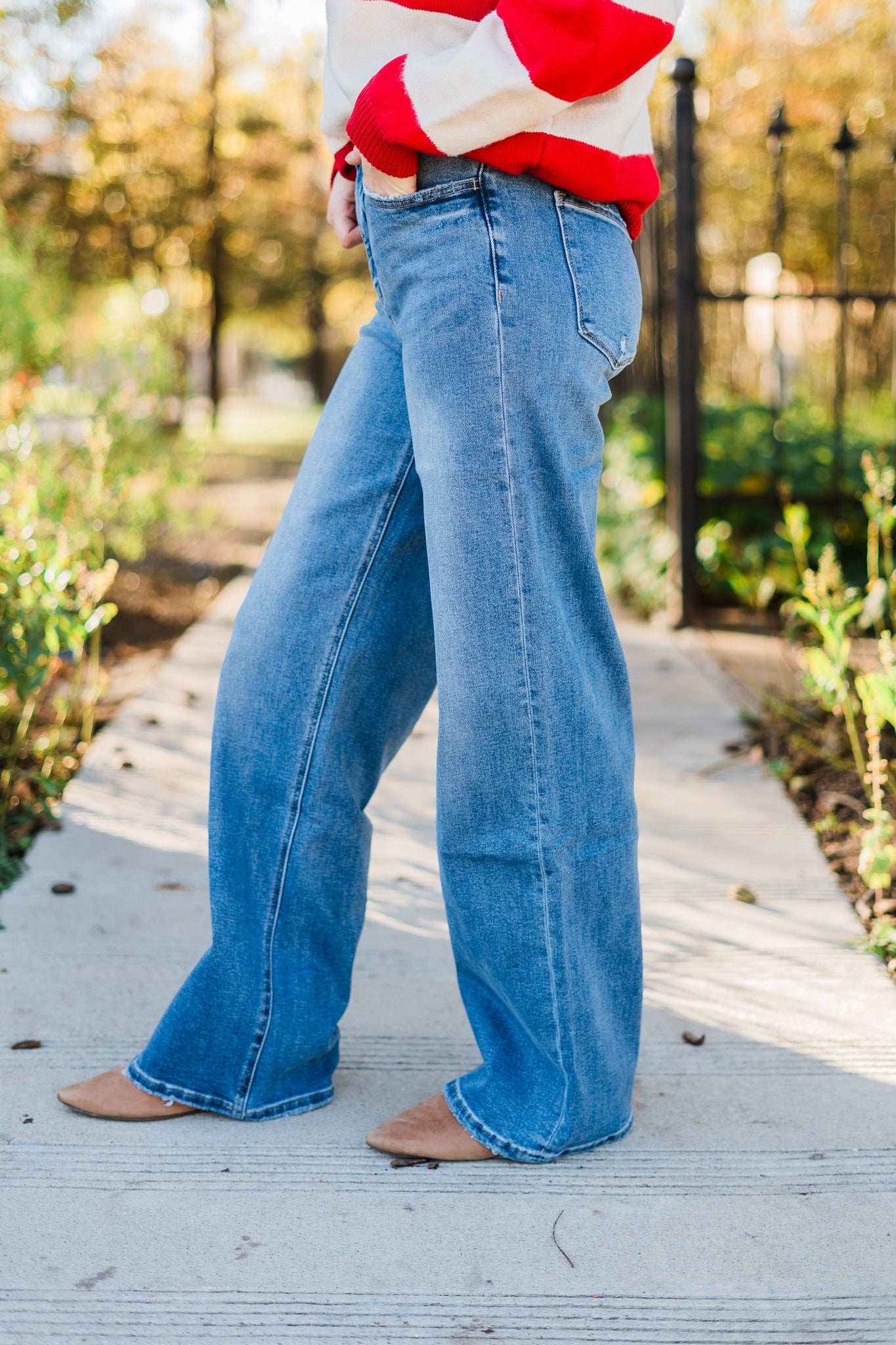 High Rise Wide Jeans