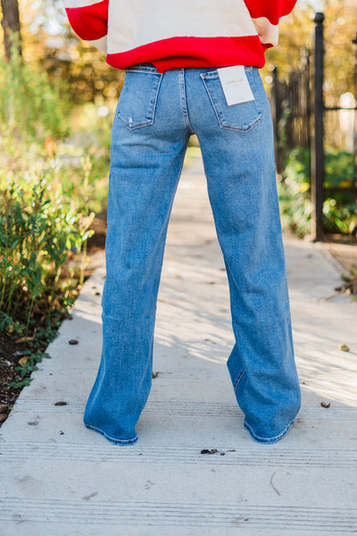 High Rise Wide Jeans