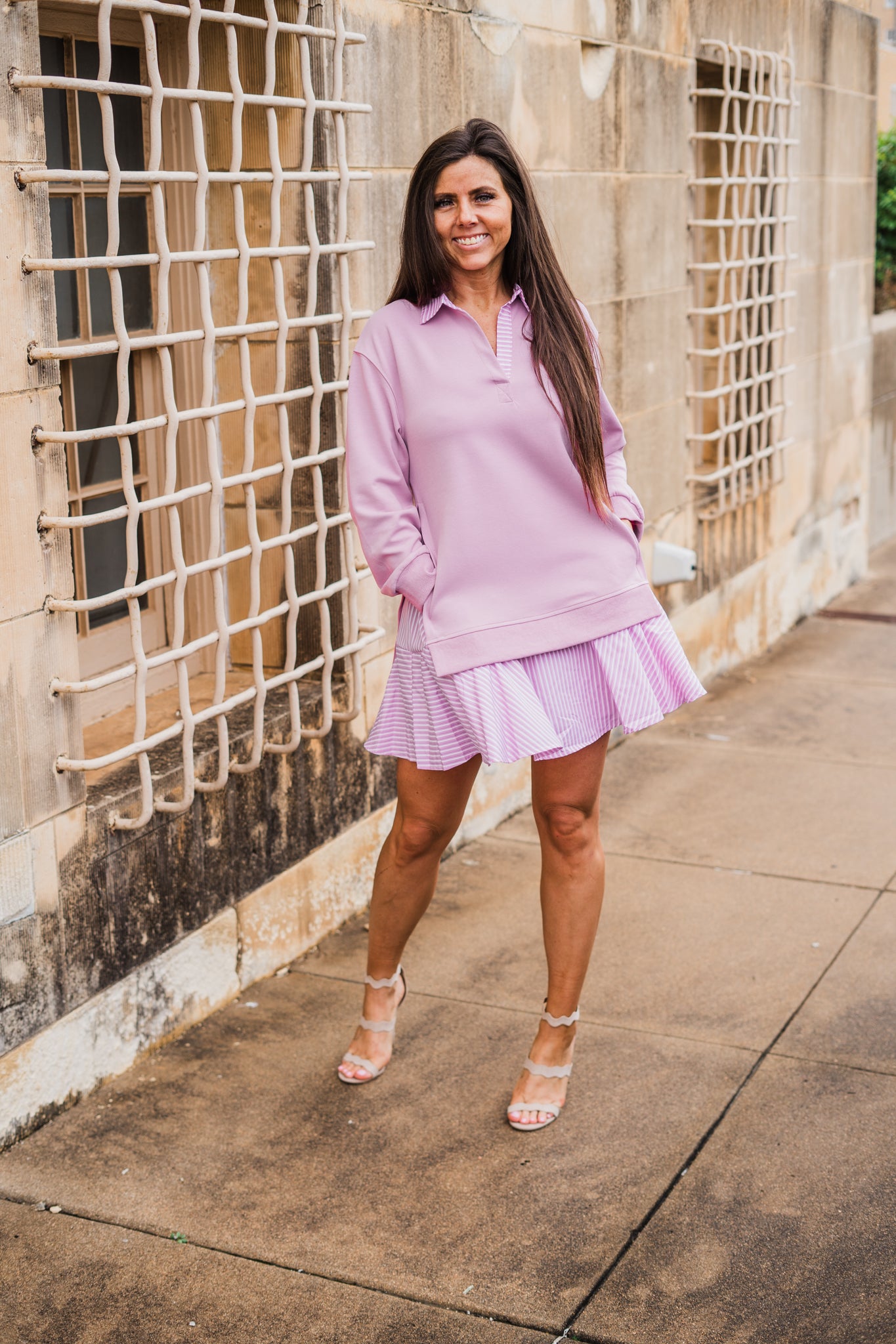 The Preppy Pink Dress Small