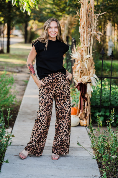 Leopard Print Pants