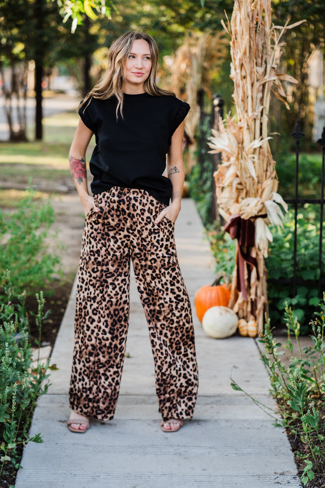 Leopard Print Pants