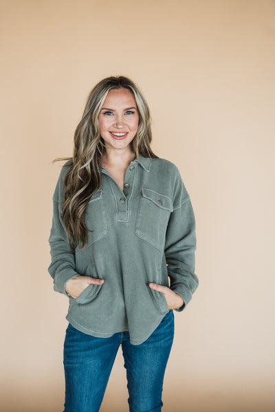Olive Ingris Top