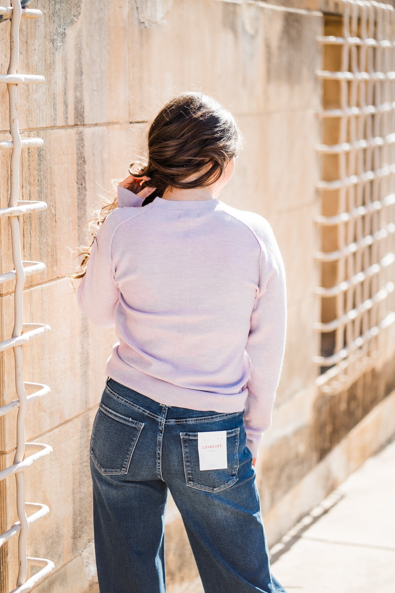 Barrett Sweater- Heather Lilac