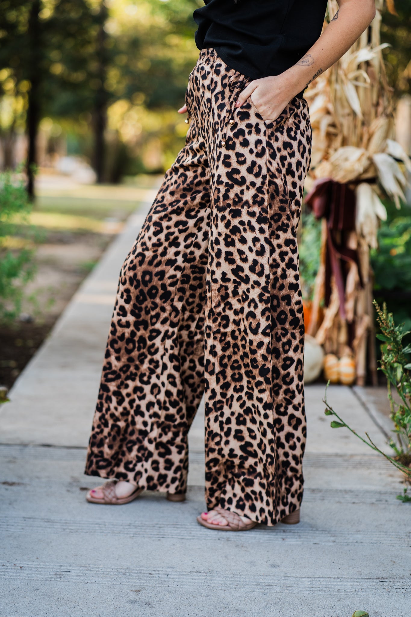 Leopard Print Pants