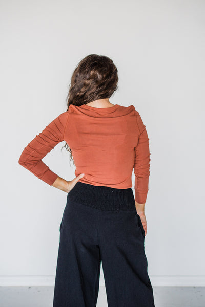 Stacy Top- Rustic Brown