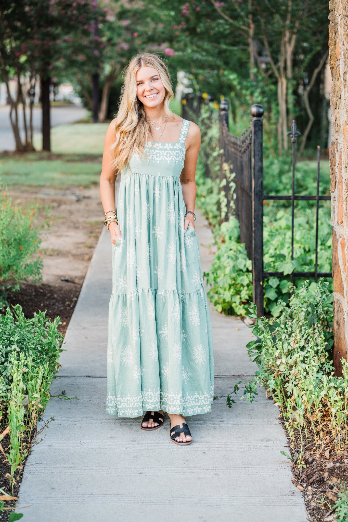Sage Canyon Maxi Dress