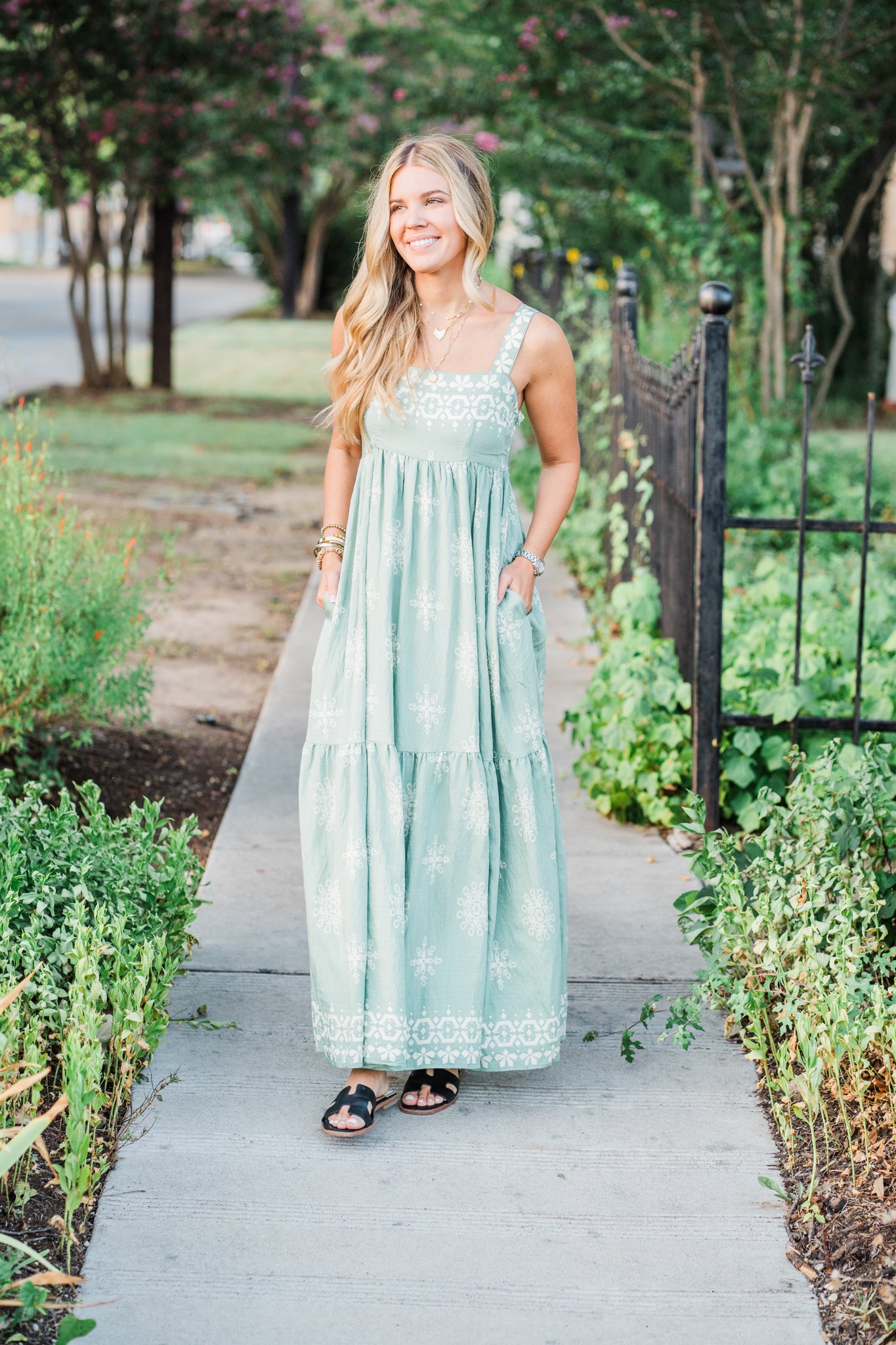 Sage Canyon Maxi Dress
