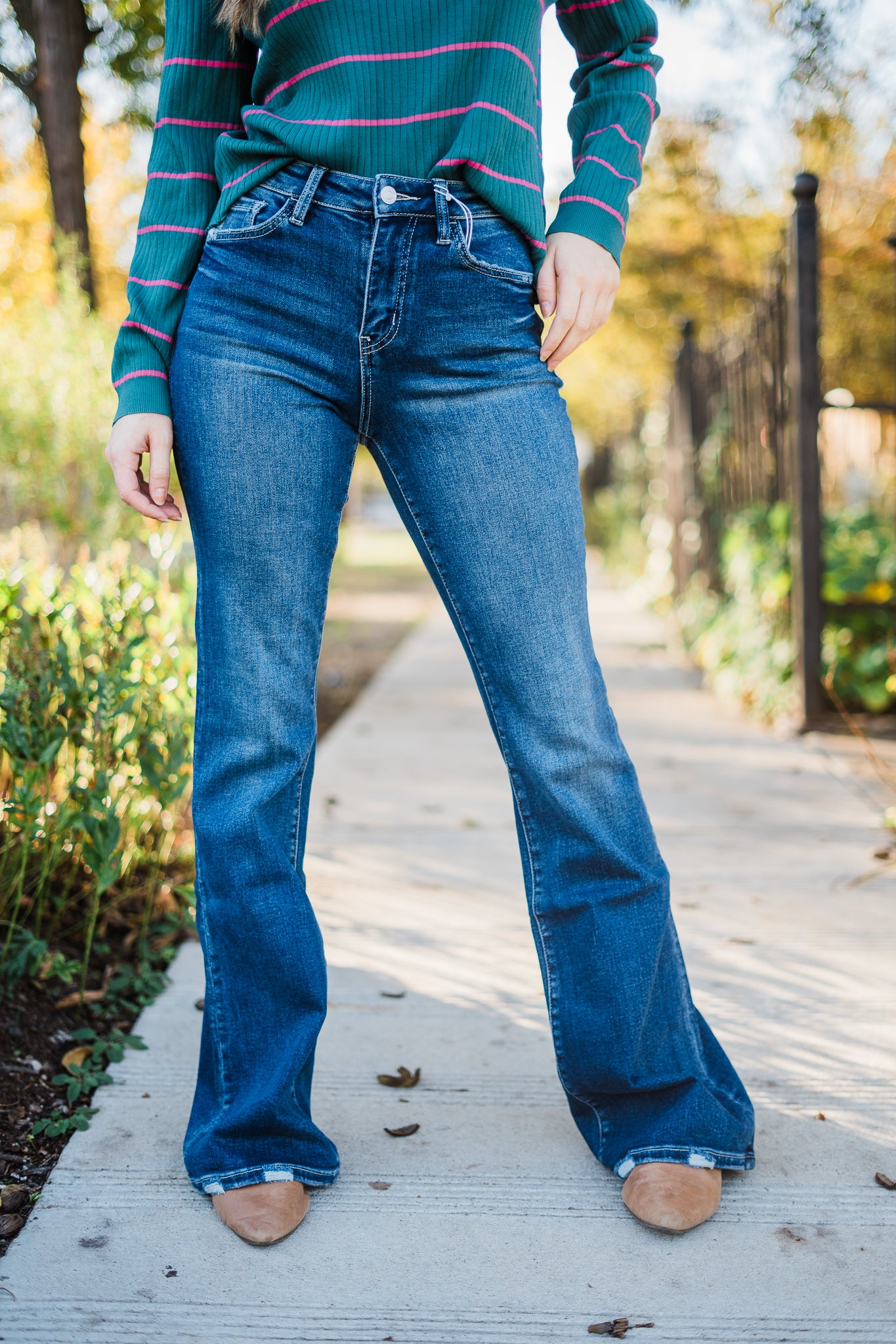 High Rise Flare Jeans