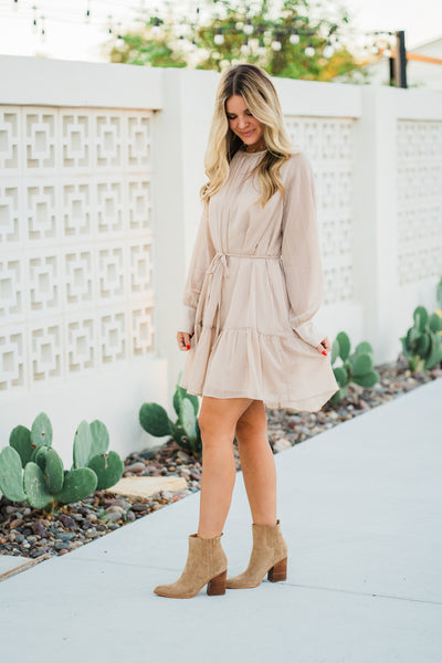 Champagne Mini Dress