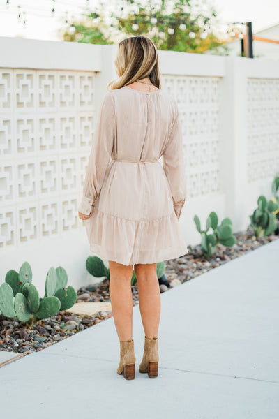 Champagne Mini Dress