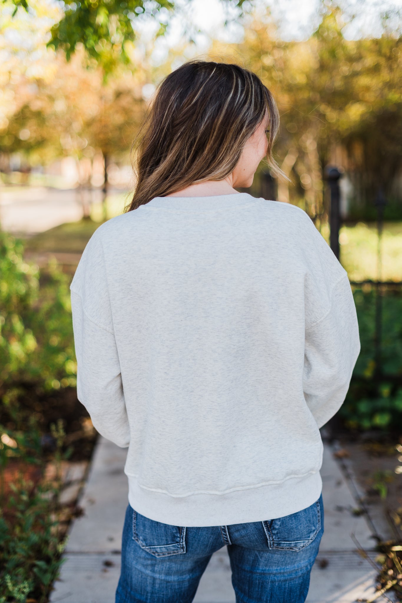 'Weekend Mode' Crew Neck Fleece Sweatshirt